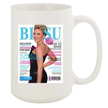 Scarlett Johansson 15oz White Mug