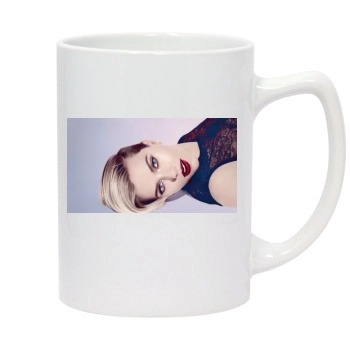 Scarlett Johansson 14oz White Statesman Mug