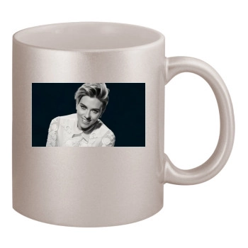 Scarlett Johansson 11oz Metallic Silver Mug