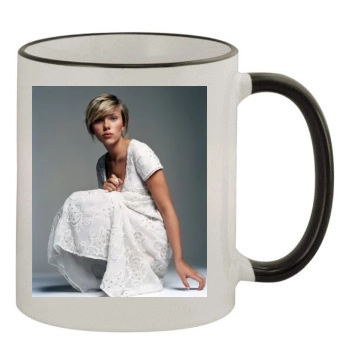 Scarlett Johansson 11oz Colored Rim & Handle Mug