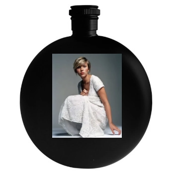 Scarlett Johansson Round Flask