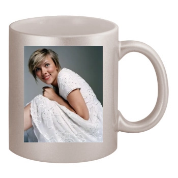 Scarlett Johansson 11oz Metallic Silver Mug