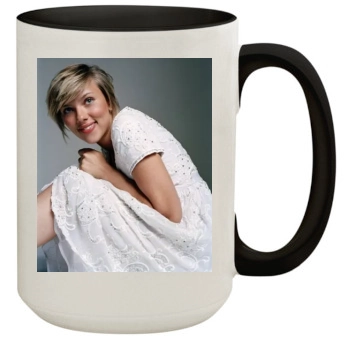 Scarlett Johansson 15oz Colored Inner & Handle Mug