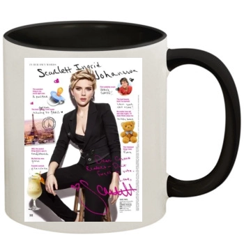 Scarlett Johansson 11oz Colored Inner & Handle Mug