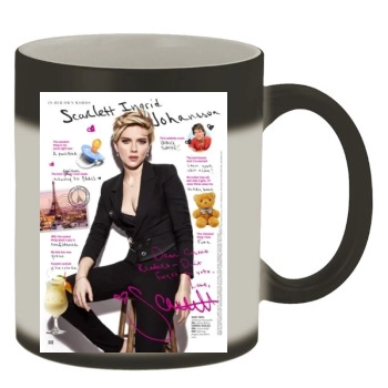 Scarlett Johansson Color Changing Mug