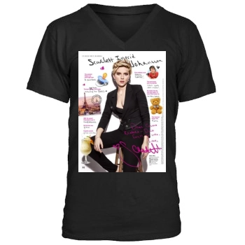 Scarlett Johansson Men's V-Neck T-Shirt