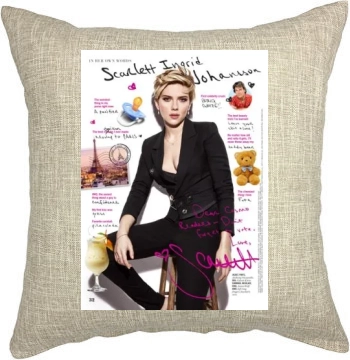 Scarlett Johansson Pillow