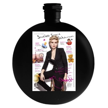 Scarlett Johansson Round Flask