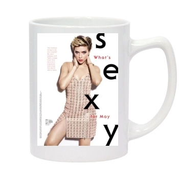 Scarlett Johansson 14oz White Statesman Mug