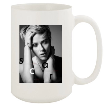 Scarlett Johansson 15oz White Mug