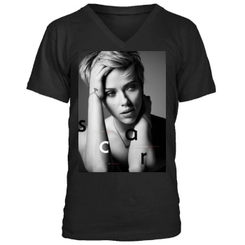 Scarlett Johansson Men's V-Neck T-Shirt