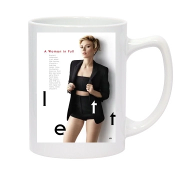 Scarlett Johansson 14oz White Statesman Mug