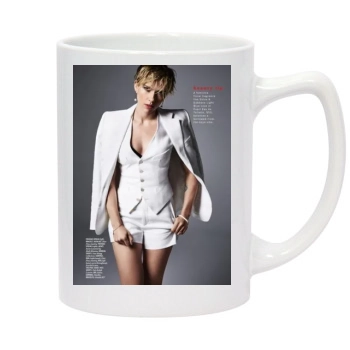 Scarlett Johansson 14oz White Statesman Mug