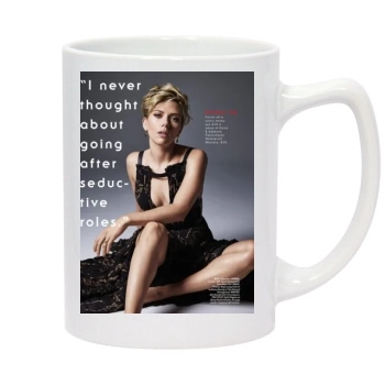 Scarlett Johansson 14oz White Statesman Mug