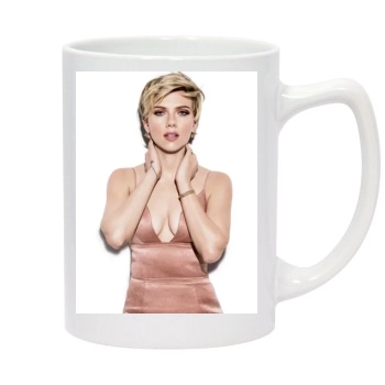 Scarlett Johansson 14oz White Statesman Mug