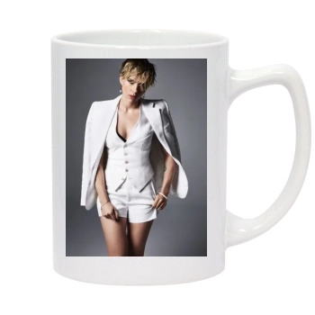 Scarlett Johansson 14oz White Statesman Mug