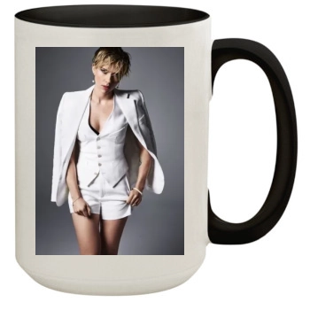 Scarlett Johansson 15oz Colored Inner & Handle Mug