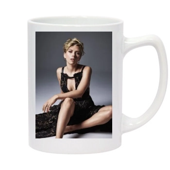 Scarlett Johansson 14oz White Statesman Mug