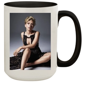 Scarlett Johansson 15oz Colored Inner & Handle Mug