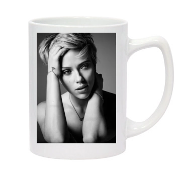 Scarlett Johansson 14oz White Statesman Mug