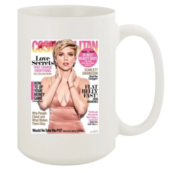 Scarlett Johansson 15oz White Mug