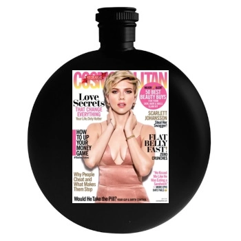 Scarlett Johansson Round Flask