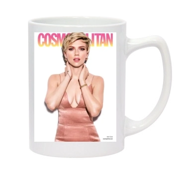 Scarlett Johansson 14oz White Statesman Mug