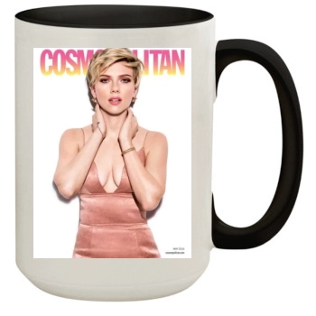 Scarlett Johansson 15oz Colored Inner & Handle Mug