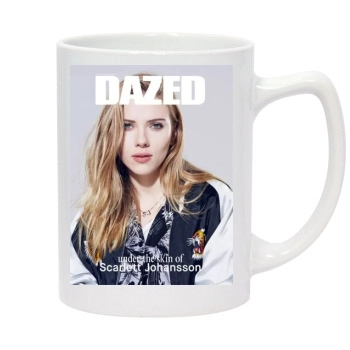 Scarlett Johansson 14oz White Statesman Mug