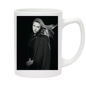 Scarlett Johansson 14oz White Statesman Mug