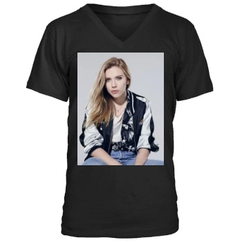 Scarlett Johansson Men's V-Neck T-Shirt