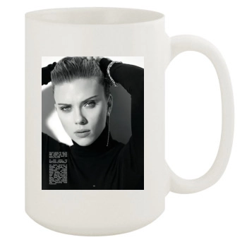 Scarlett Johansson 15oz White Mug