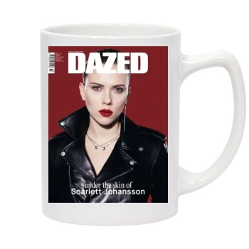 Scarlett Johansson 14oz White Statesman Mug