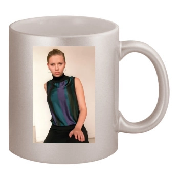 Scarlett Johansson 11oz Metallic Silver Mug