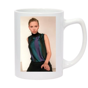 Scarlett Johansson 14oz White Statesman Mug