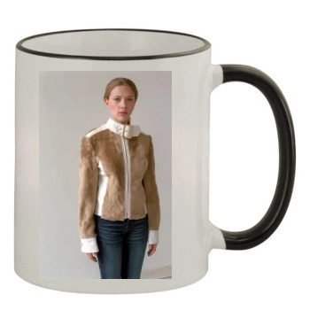 Scarlett Johansson 11oz Colored Rim & Handle Mug