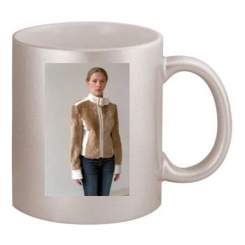 Scarlett Johansson 11oz Metallic Silver Mug