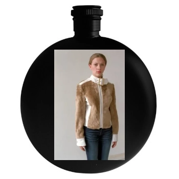 Scarlett Johansson Round Flask