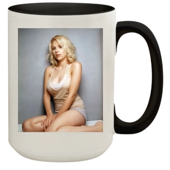 Scarlett Johansson 15oz Colored Inner & Handle Mug