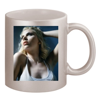 Scarlett Johansson 11oz Metallic Silver Mug