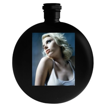 Scarlett Johansson Round Flask