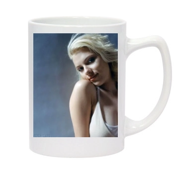 Scarlett Johansson 14oz White Statesman Mug