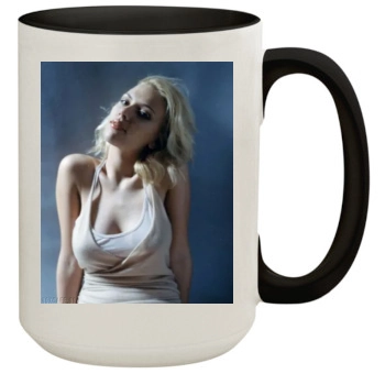 Scarlett Johansson 15oz Colored Inner & Handle Mug