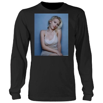 Scarlett Johansson Men's Heavy Long Sleeve TShirt