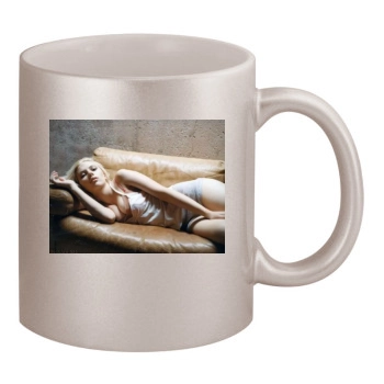 Scarlett Johansson 11oz Metallic Silver Mug