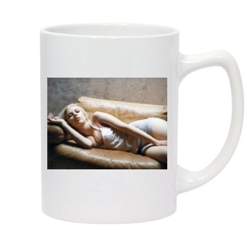 Scarlett Johansson 14oz White Statesman Mug