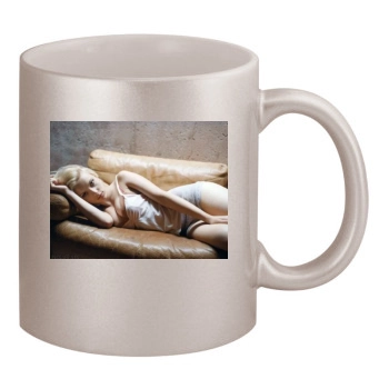 Scarlett Johansson 11oz Metallic Silver Mug