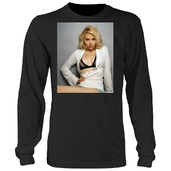 Scarlett Johansson Men's Heavy Long Sleeve TShirt