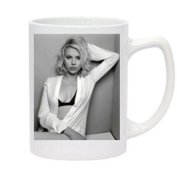 Scarlett Johansson 14oz White Statesman Mug