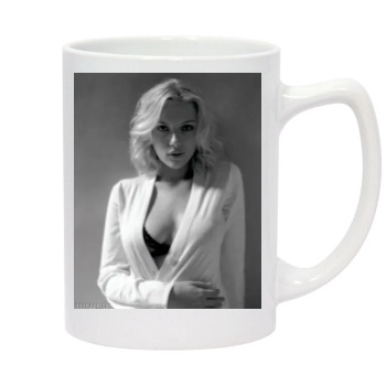 Scarlett Johansson 14oz White Statesman Mug